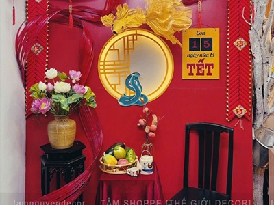 Lịch gỗ Đếm ngày đến Tết [Gỗ nhẹ - Sơn thủ công] 30x42cm LICH-03